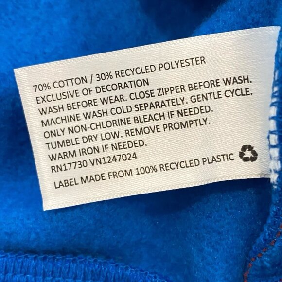 LEGO x TARGET Men's Blue Color Block Stripe Zip-Up Track Jacket XXL NWOT - Picture 6 of 7